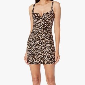 Likely Leopard Mini Dress Size 4